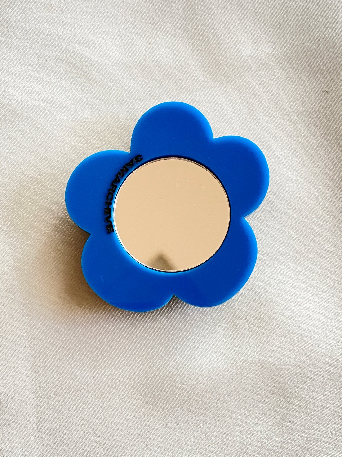 Flower Power Mirror Phone Grip