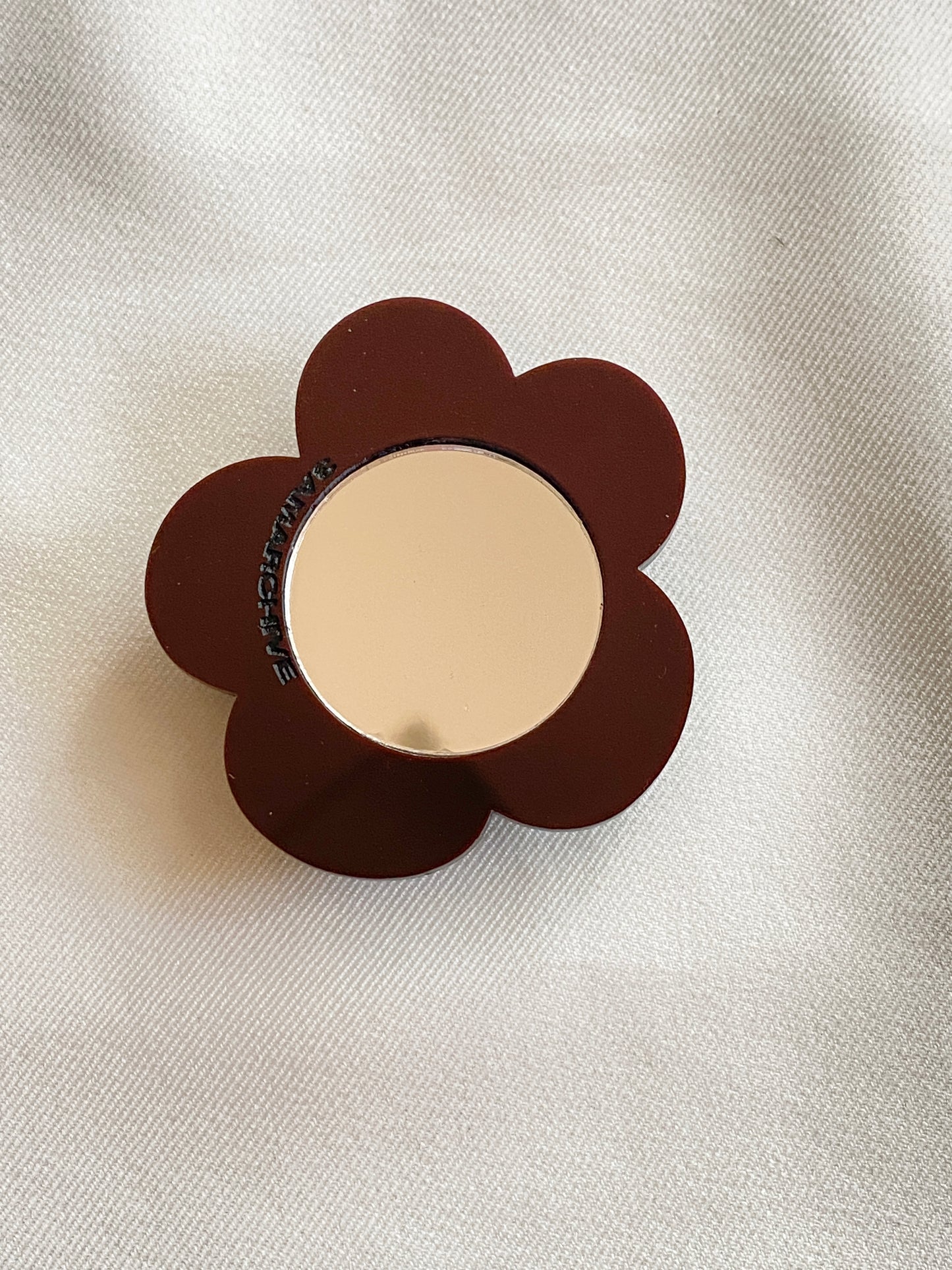 Flower Power Mirror Phone Grip