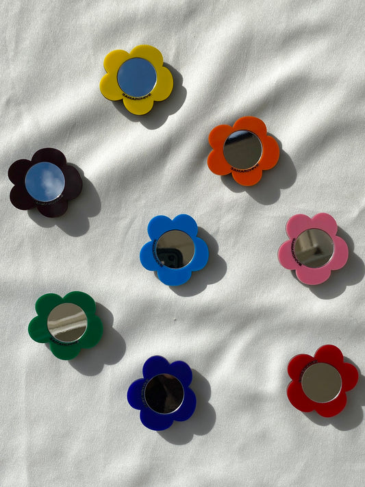 Flower Power Mirror Phone Grip