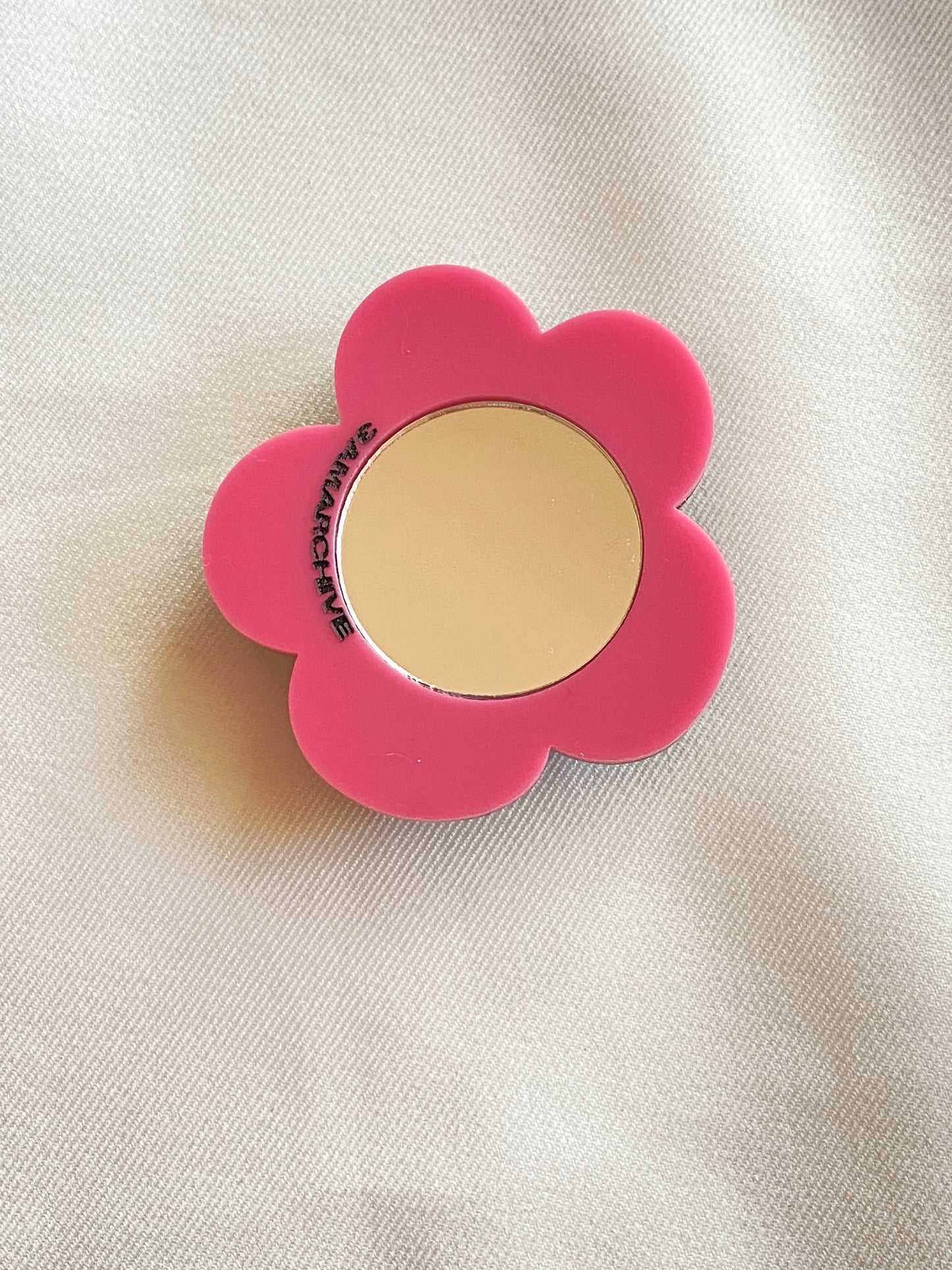 Flower Power Mirror Phone Grip