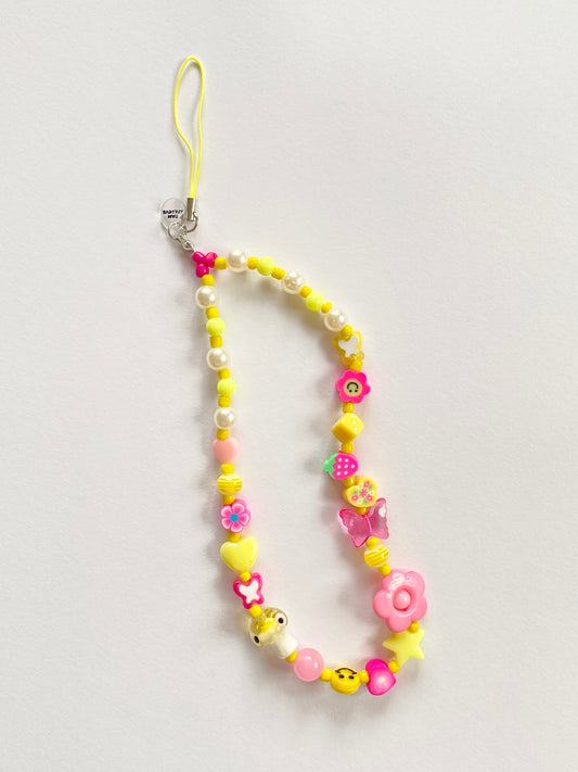 Strawberry Custard Phone Charm