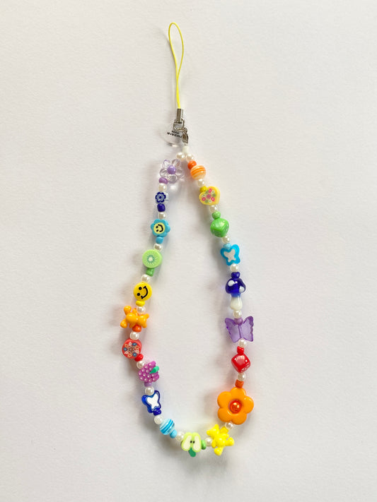 Rainbow Summer Vibe Phone Charm